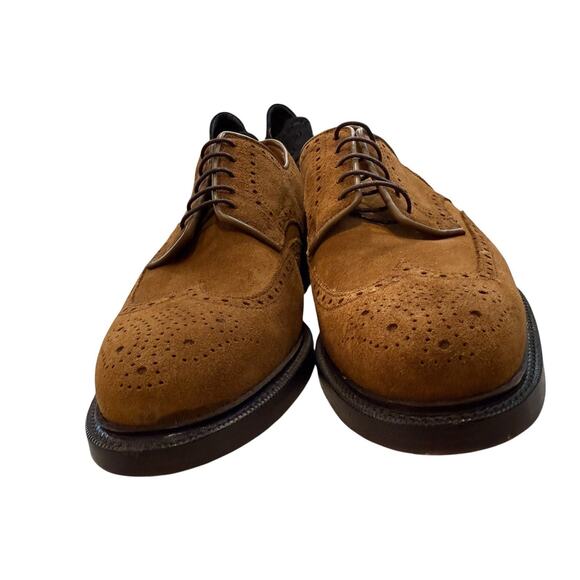 Polo Ralph Lauren Men’s NEW US 9 Suede Brown Brenton Dress Shoe - Picture 3 of 11